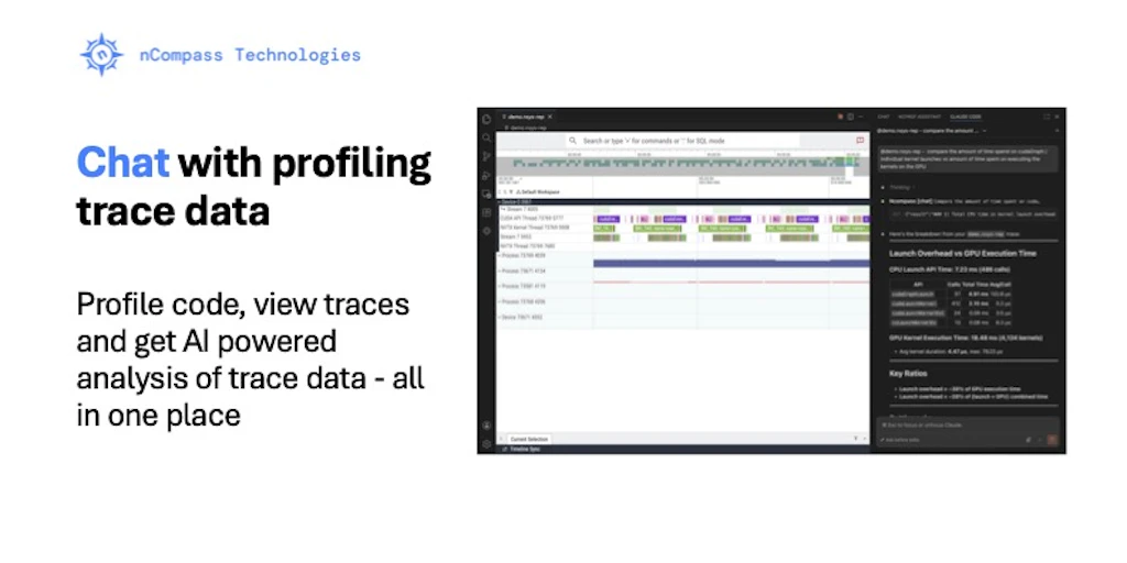 nCompass Performance Optimization IDE: Optimize performance on GPUs - 10x faster | Product Hunt
