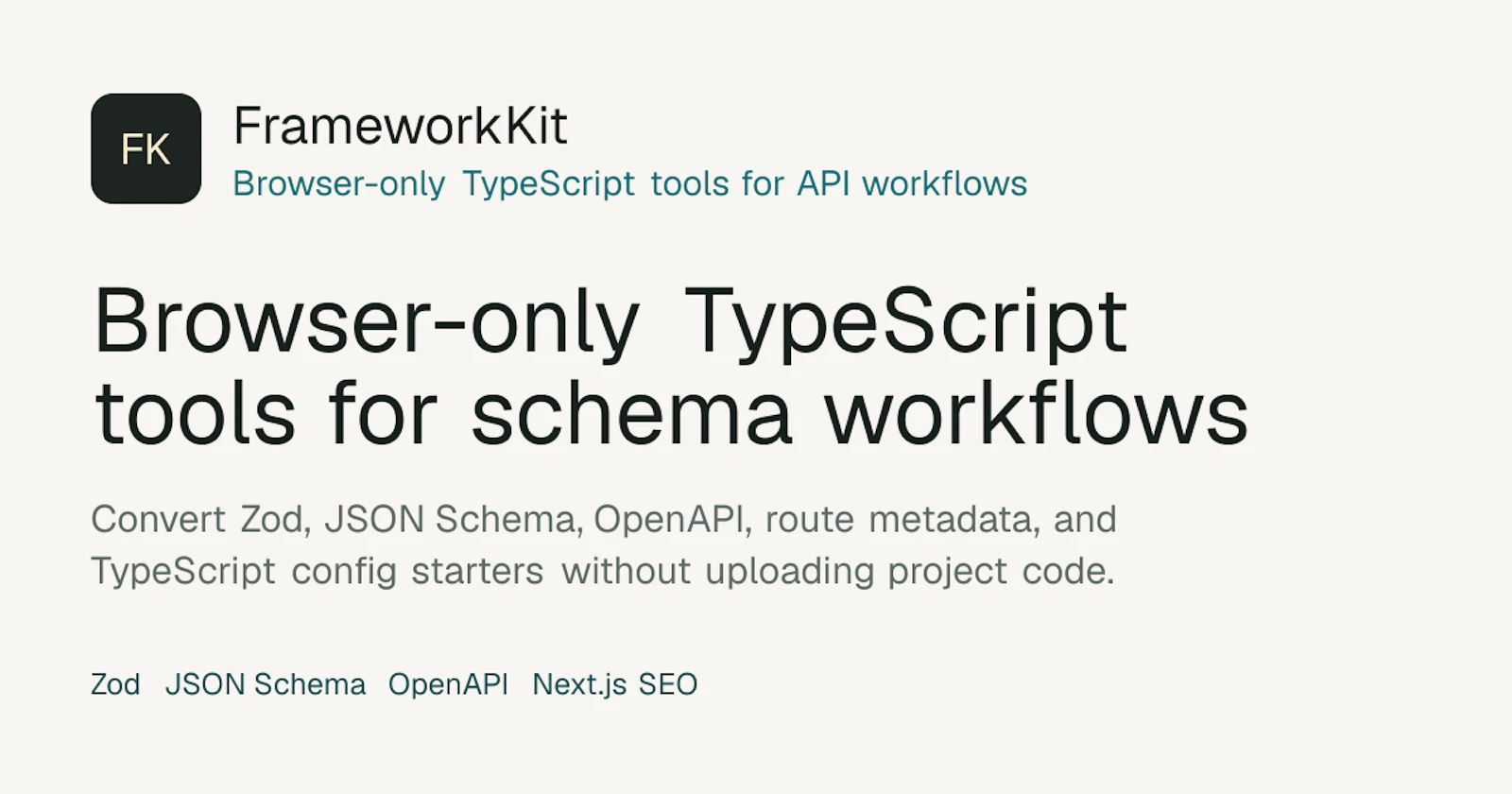 FrameworkKit screenshot 1