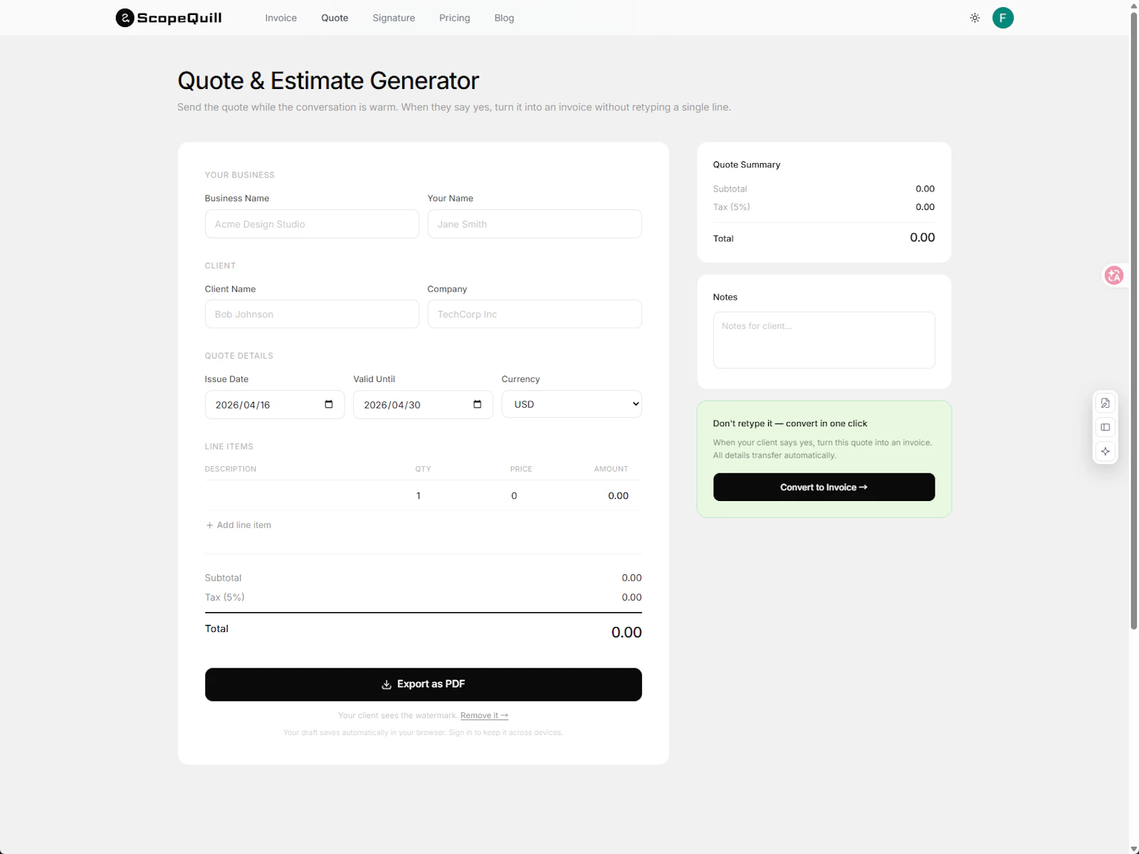 ScopeQuill screenshot 3