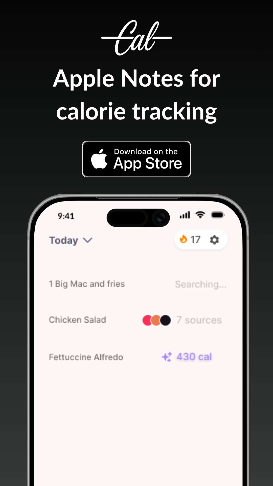 CalNote - Main product screenshot demonstrating key features and user interface