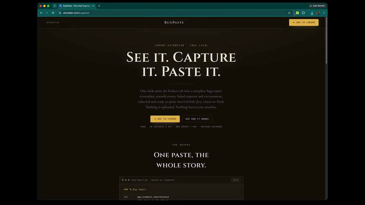 BugPaste gallery image
