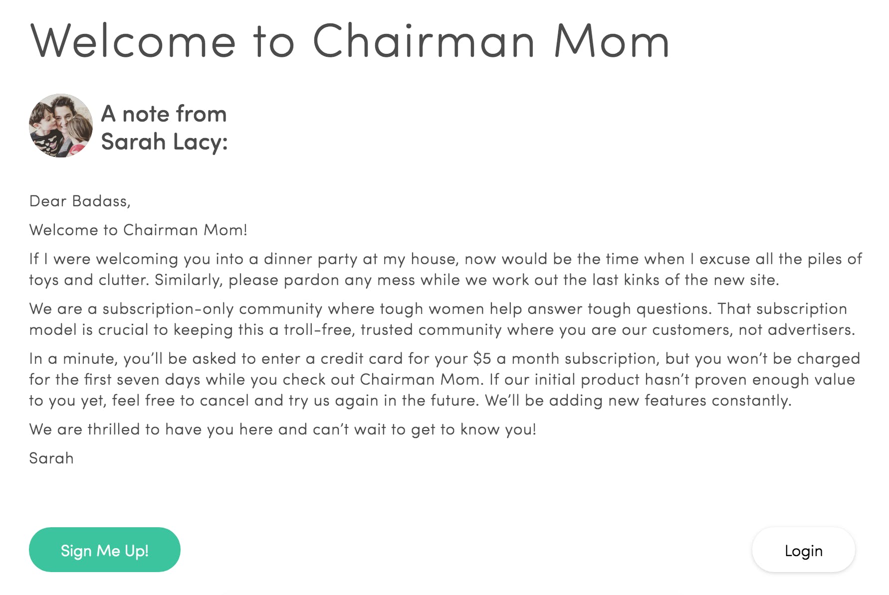 Chairman Mom media 1