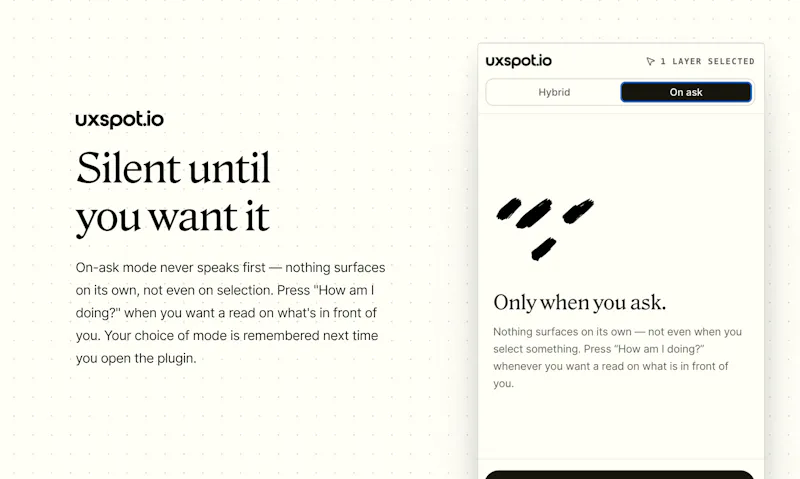 uxspot.io Figma plugin screenshot 4