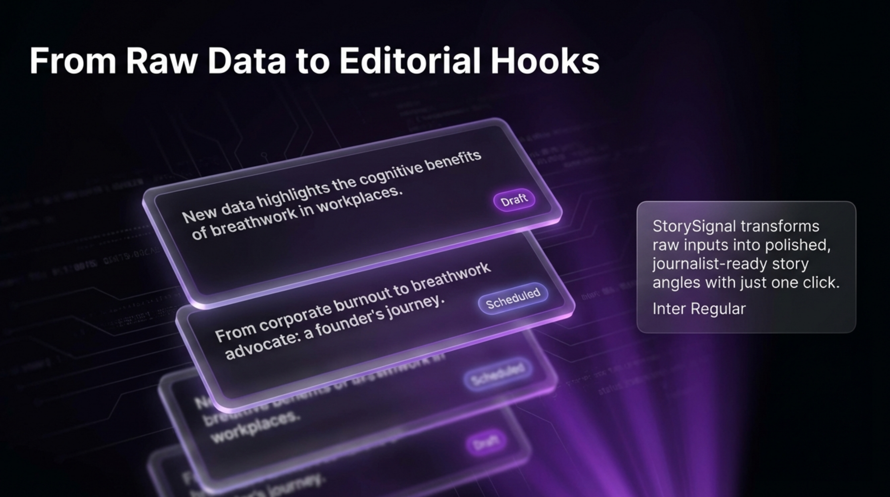 StorySignal - Screenshot 5 showing product features and functionality