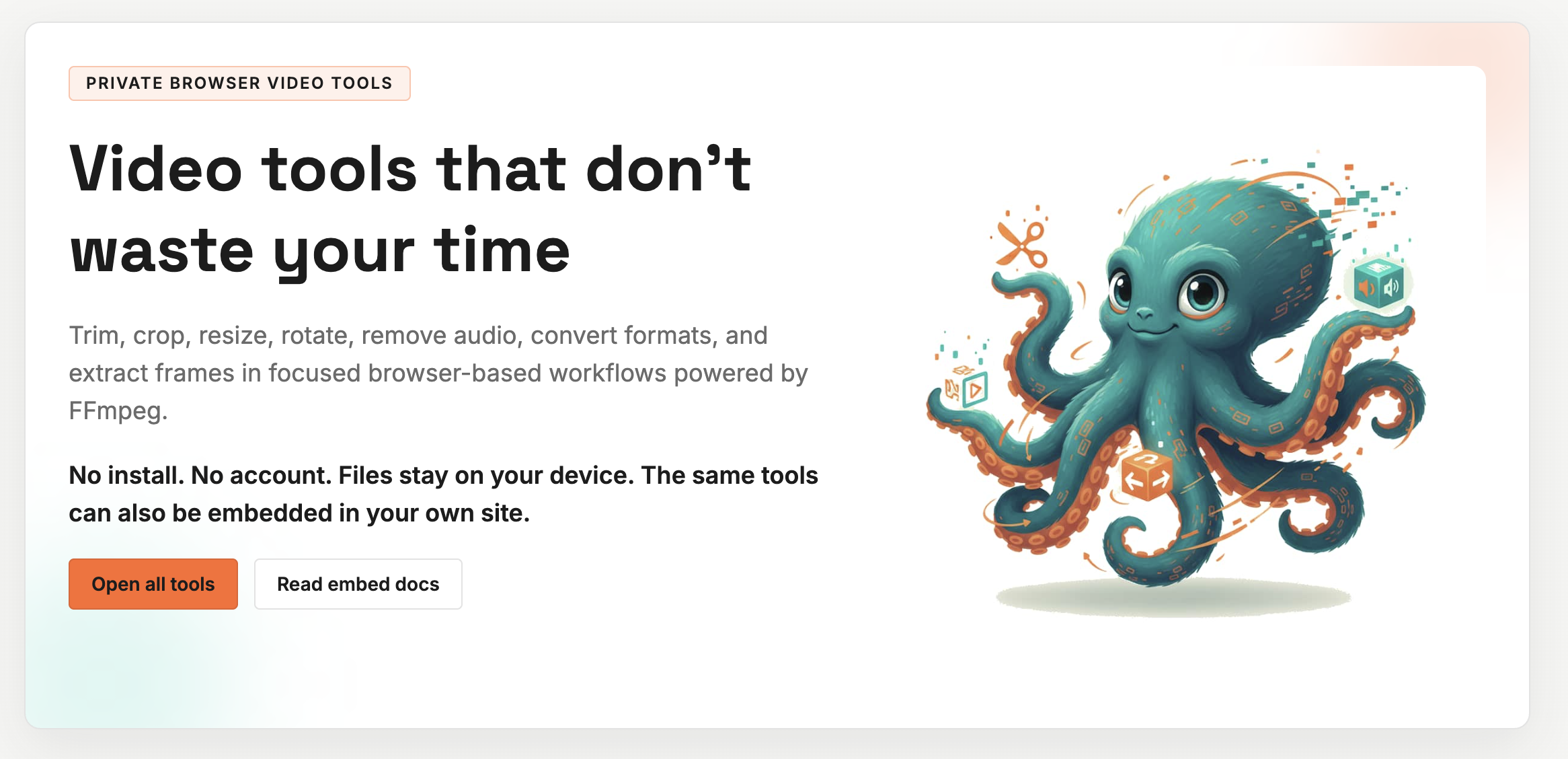 Vdoflow - Main product screenshot demonstrating key features and user interface