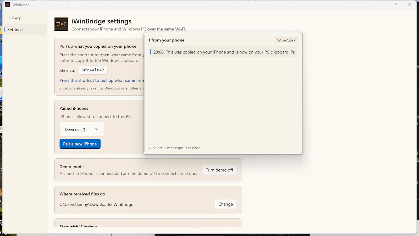 iWinBridge screenshot 5