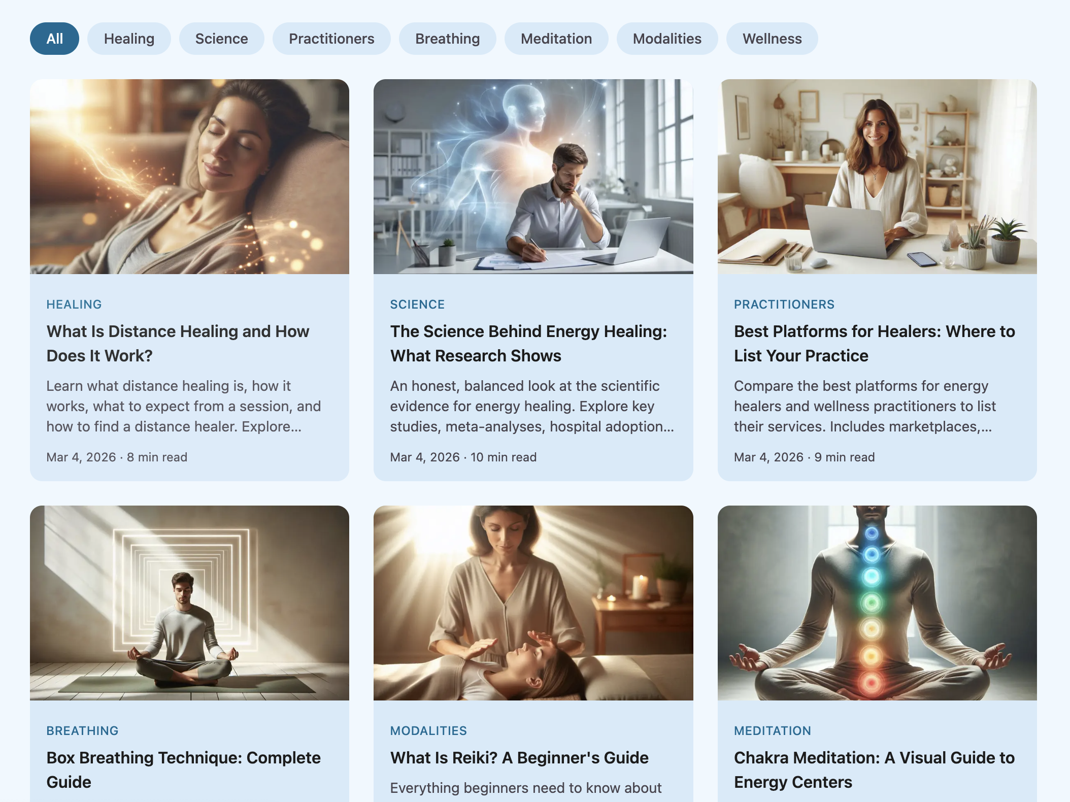 Soul Energy App - Distance Healing - Screenshot 3 showing product features and functionality