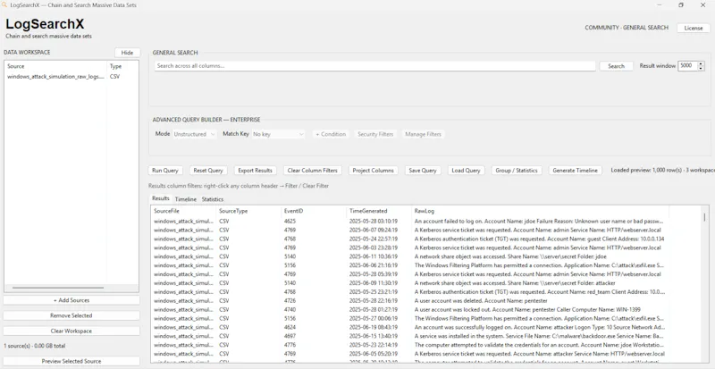 LogSearchX  screenshot 1