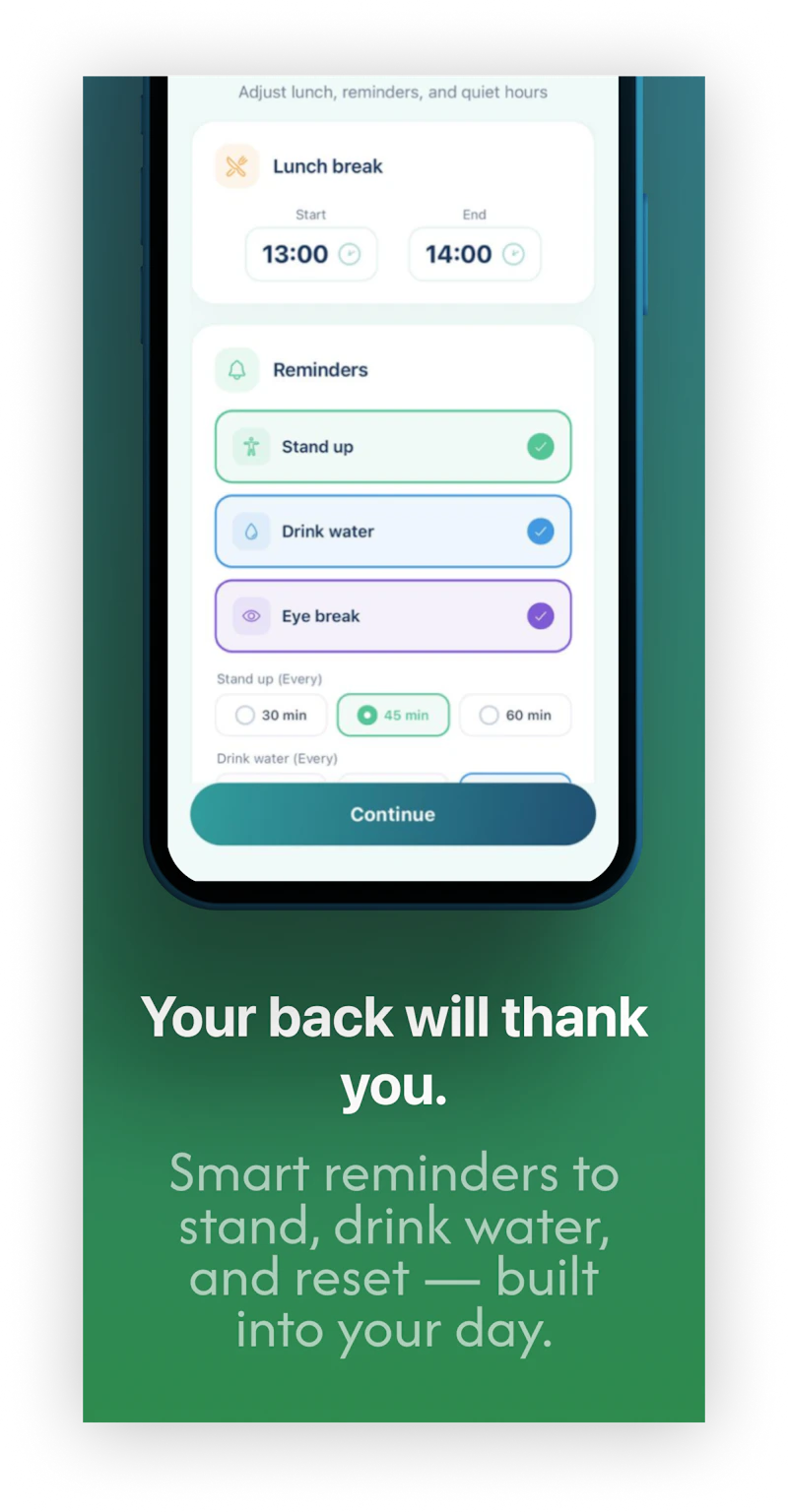 Standly – AI Work & Wellness screenshot 4