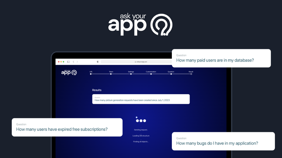 Askyourapp - AI- चालित डेटा क्वेरीज़ आपके बबल के लिए। मीडिया 7