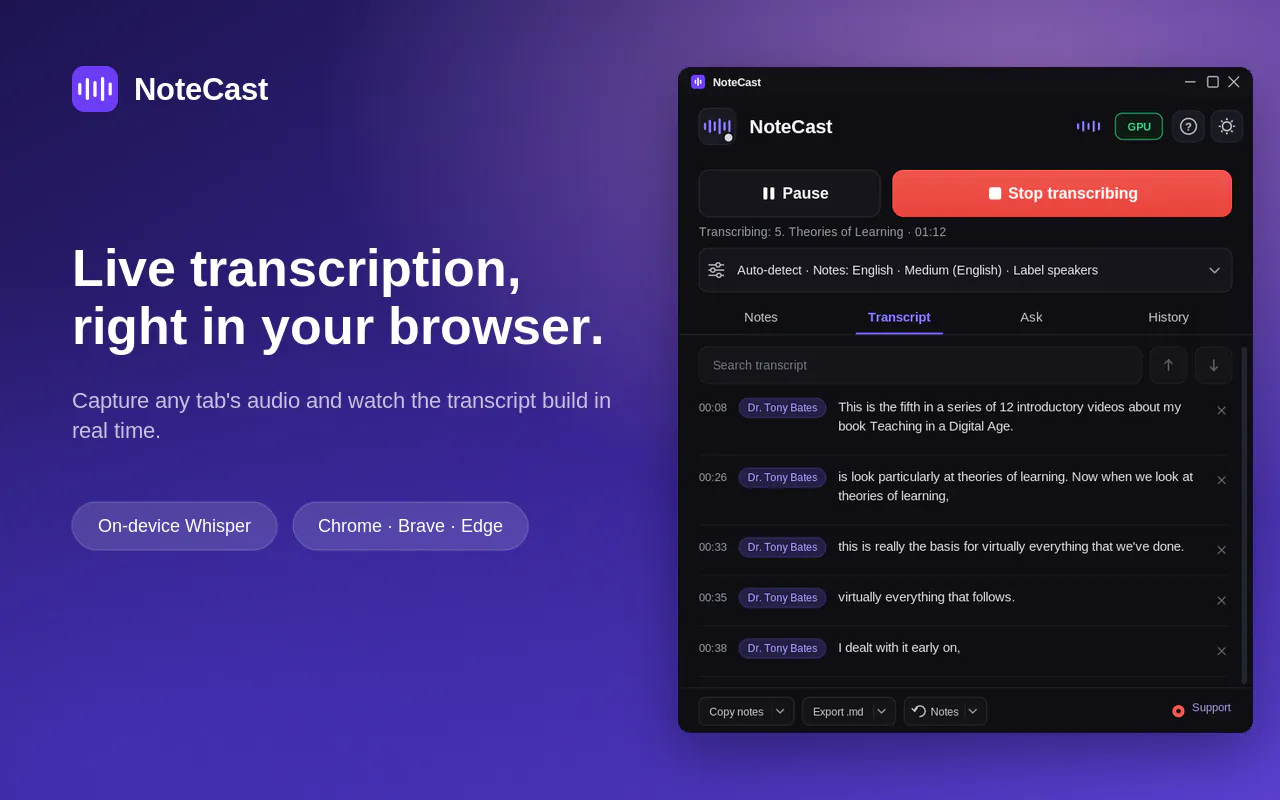 NoteCast gallery image