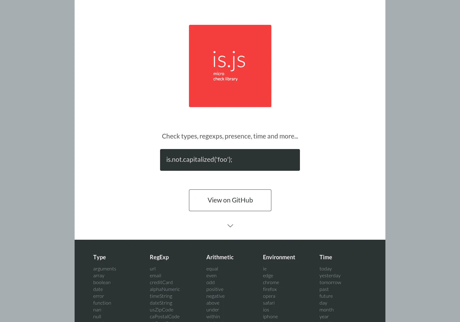 is.js