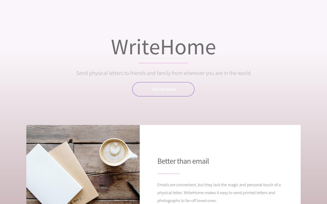 WriteHome gallery image