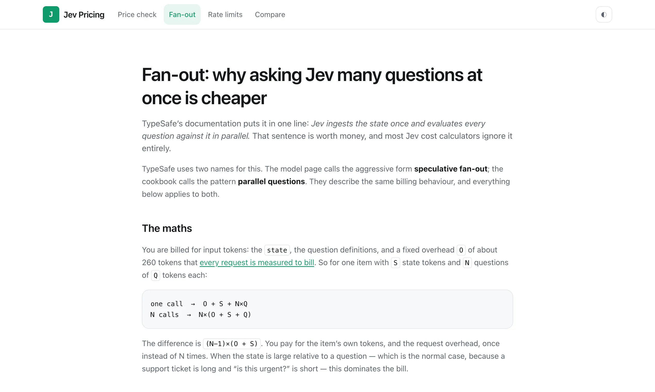 Jev Pricing gallery image