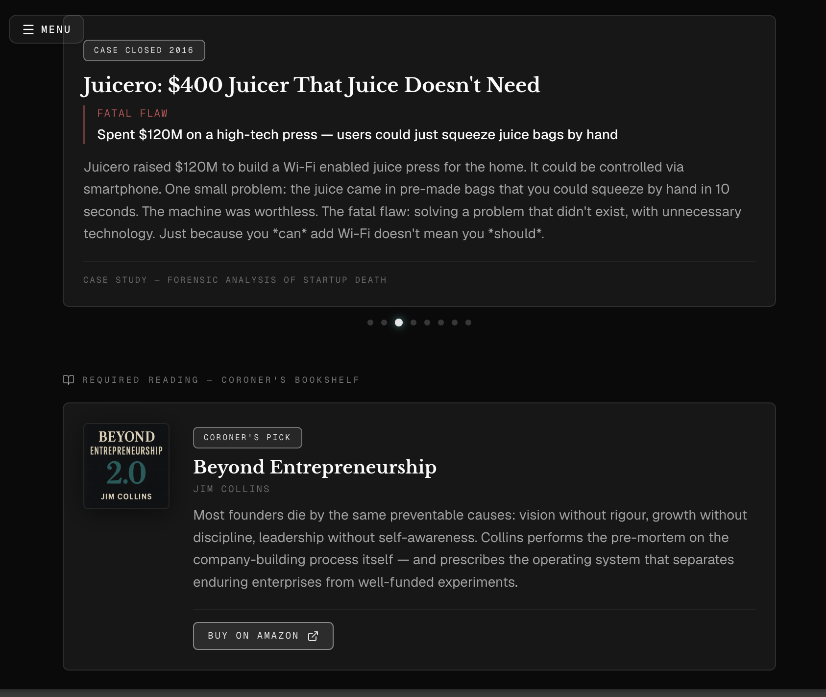 Startup Coroner  gallery image