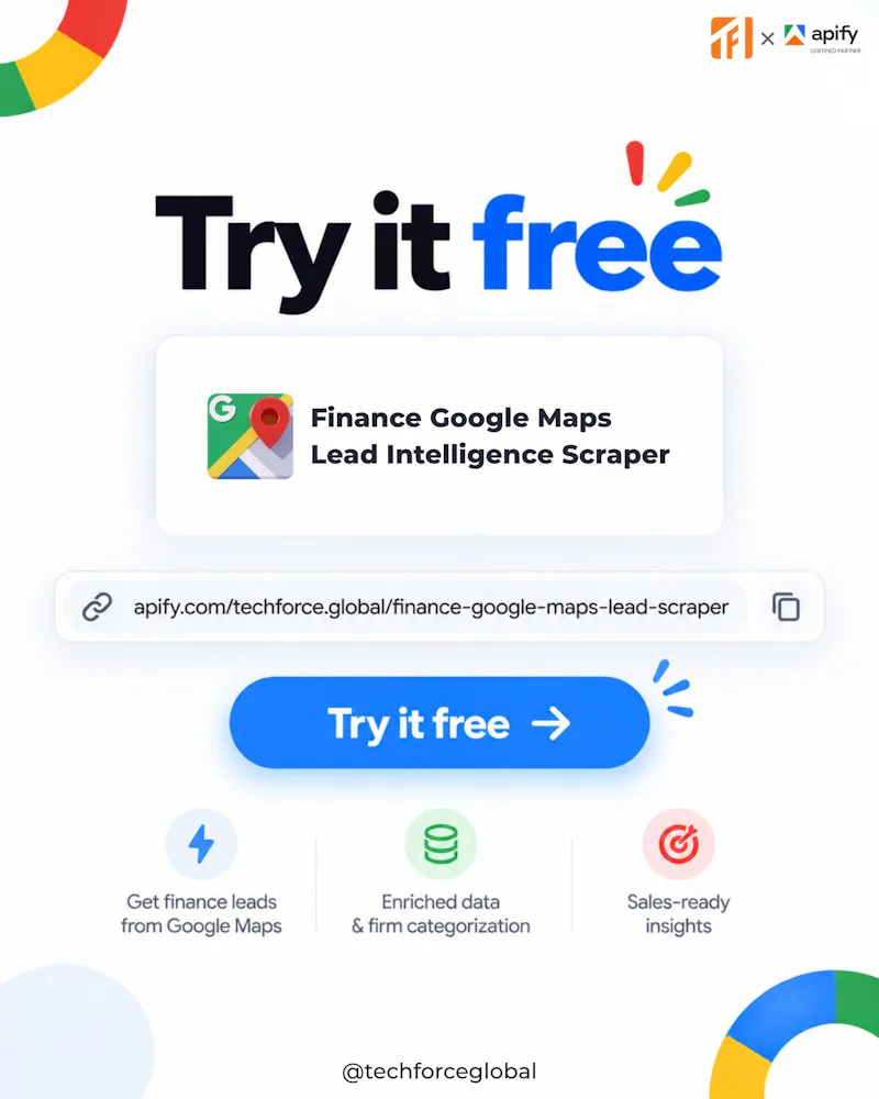 Finance Google Maps Lead Intelligence screenshot 6