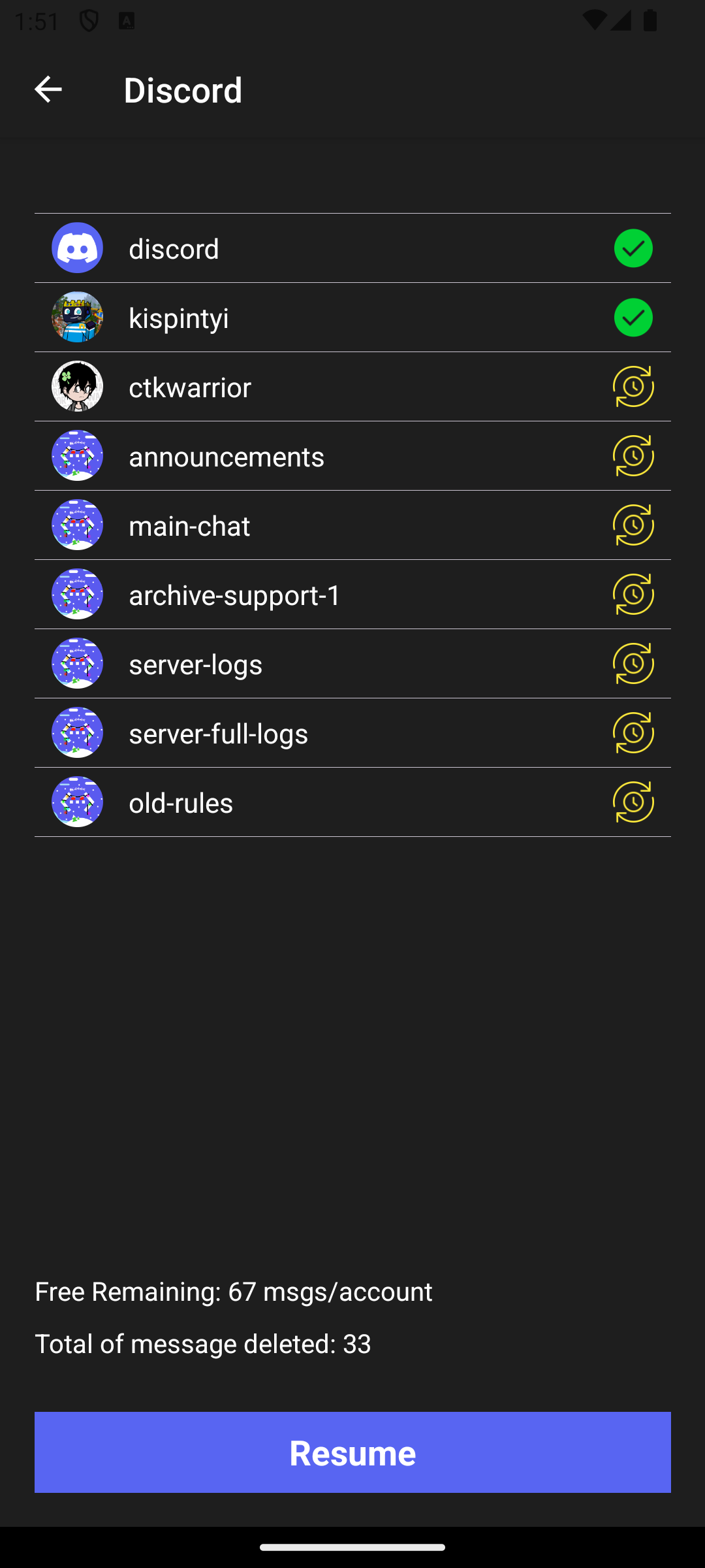 Sbloccare - Elimina Discord, Reddit, Twitter, Slack Messaggi media 4
