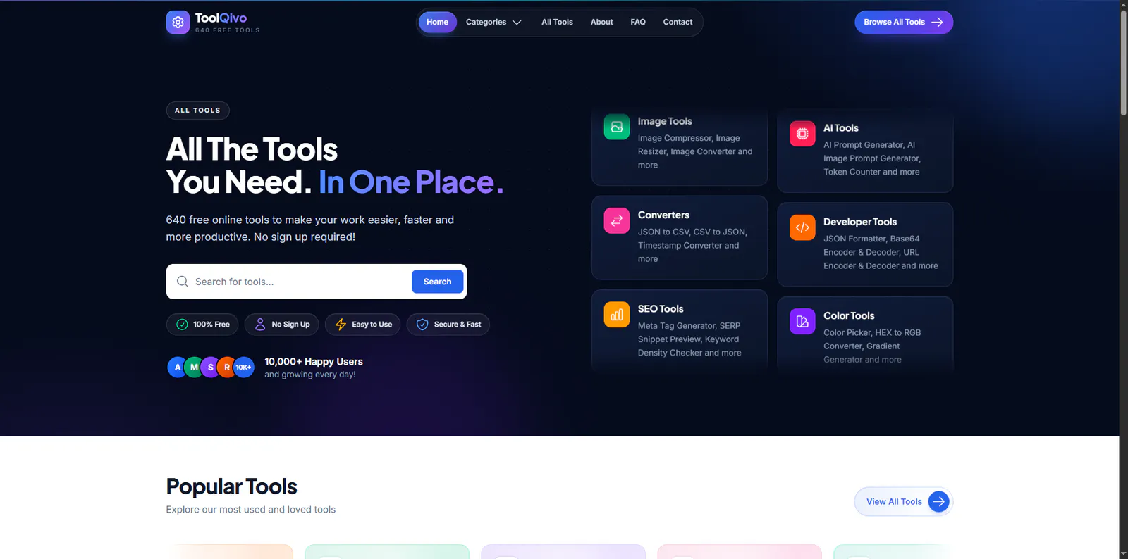ToolQivo screenshot 1
