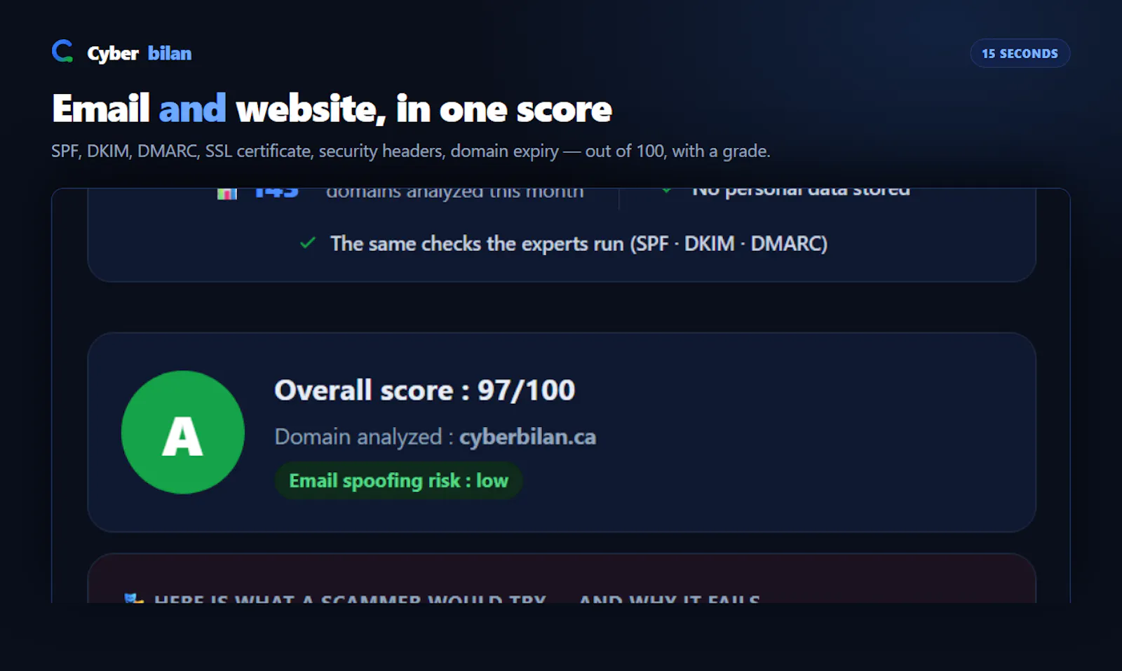 Cyberbilan screenshot 4