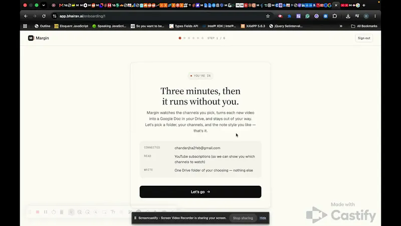 Margin screenshot 1 (video preview)