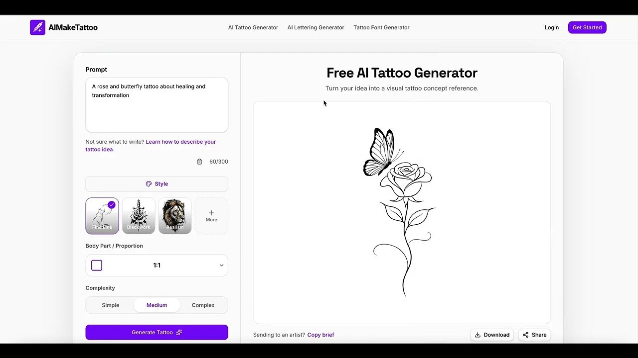 AIMakeTattoo gallery image
