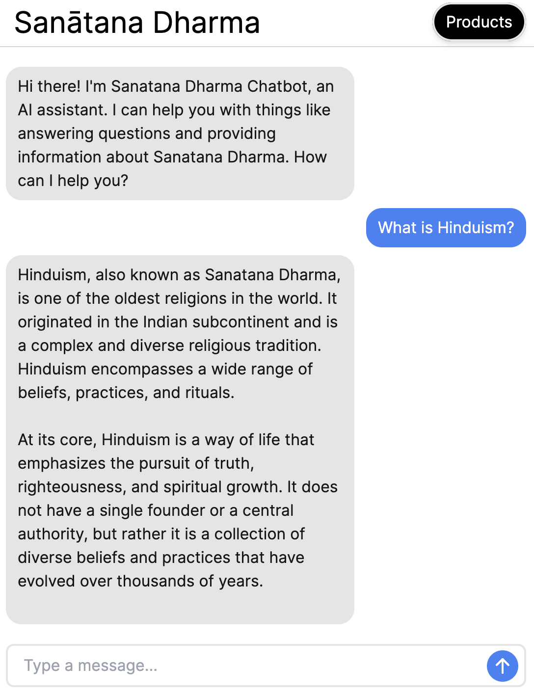 Mídia 3 de SanatanaDharma.xyz - Sanatana dharma chatbot: revelando nossa rica herança 🕉️