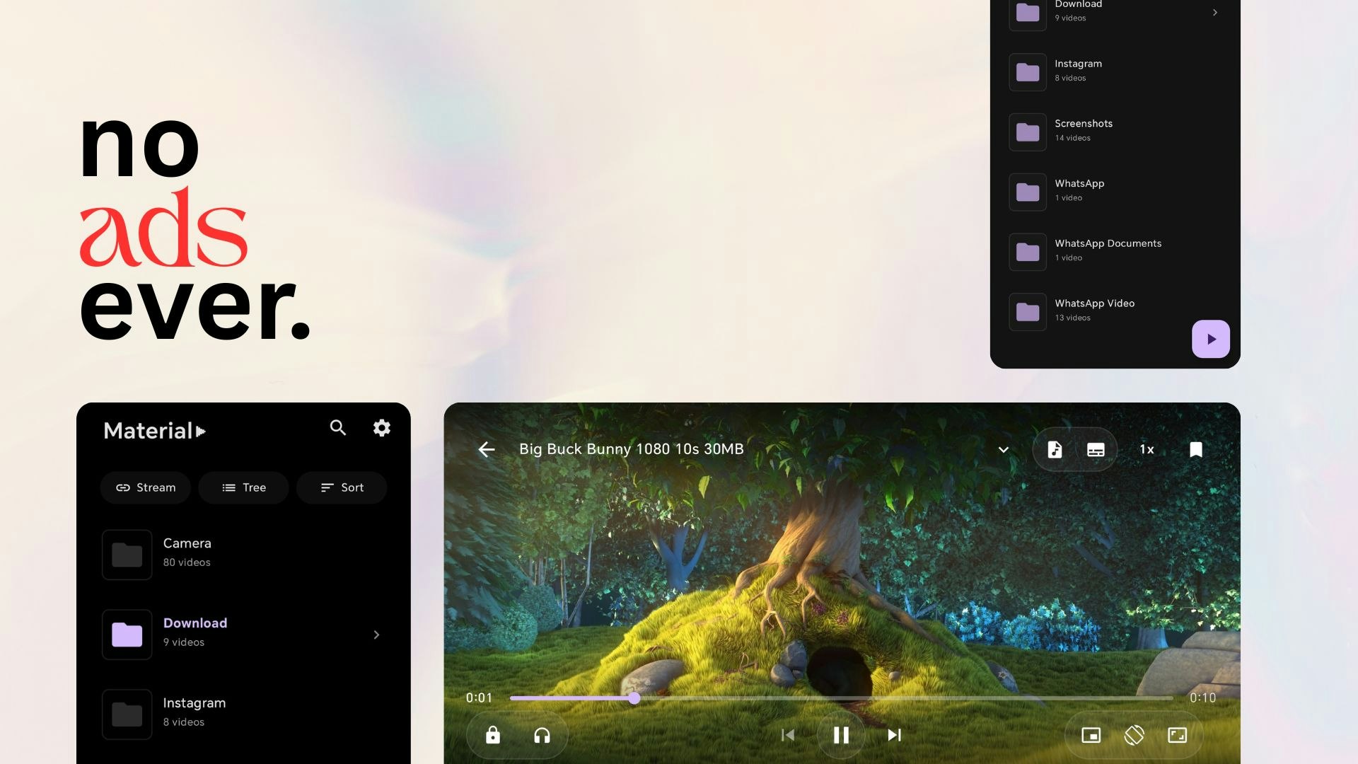 Média Joueur - Un beau lecteur vidéo construit sur le même moteur que VLC. 2