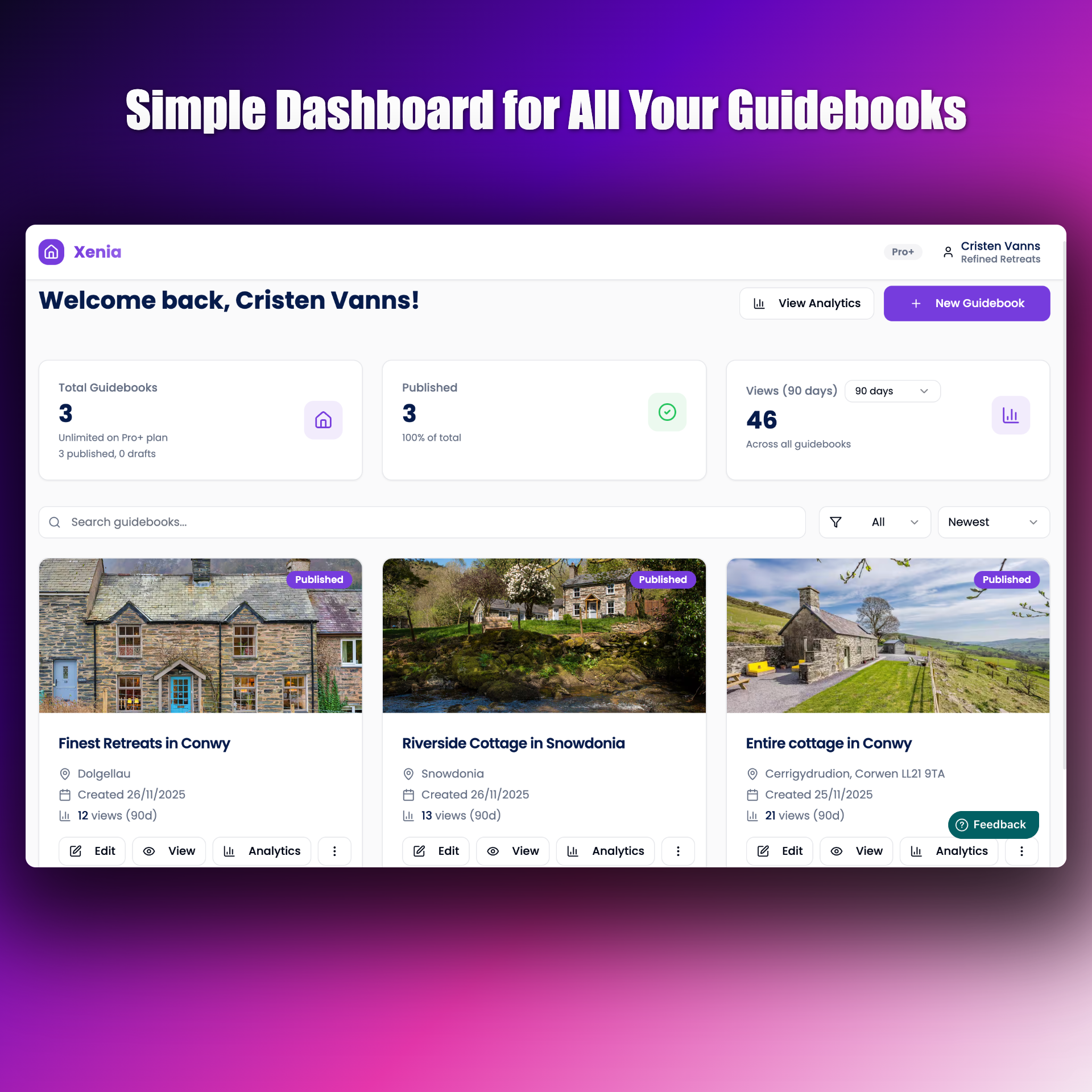 Xenia - Simple Digital Guidebook Creator - Screenshot 4 showing product features and functionality