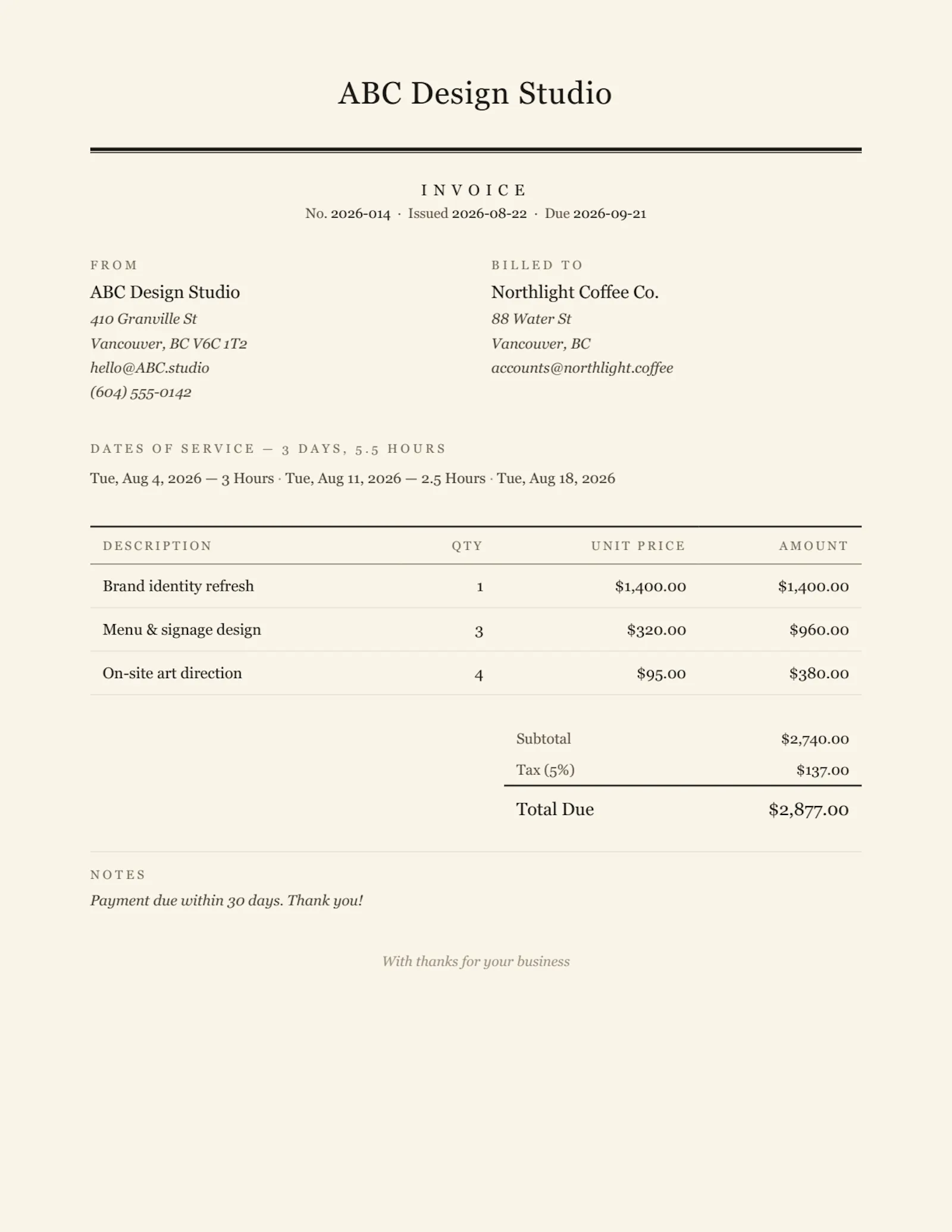 Auto Invoice Generator screenshot 5