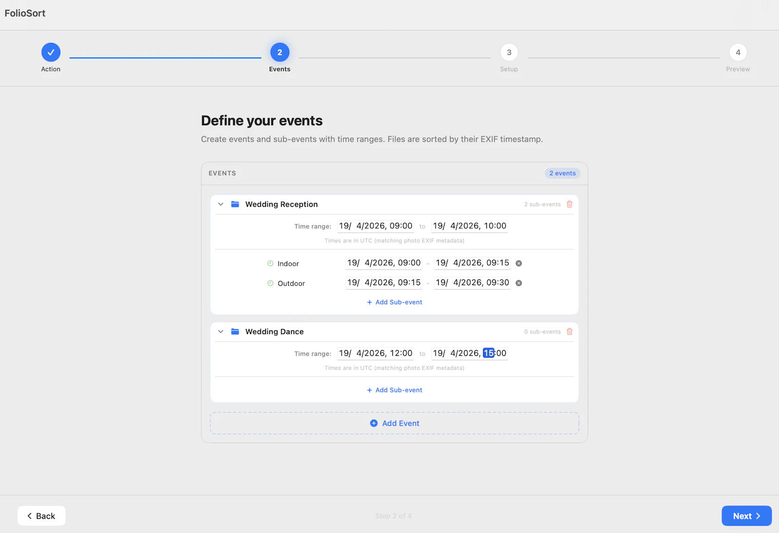 FolioSort screenshot 2