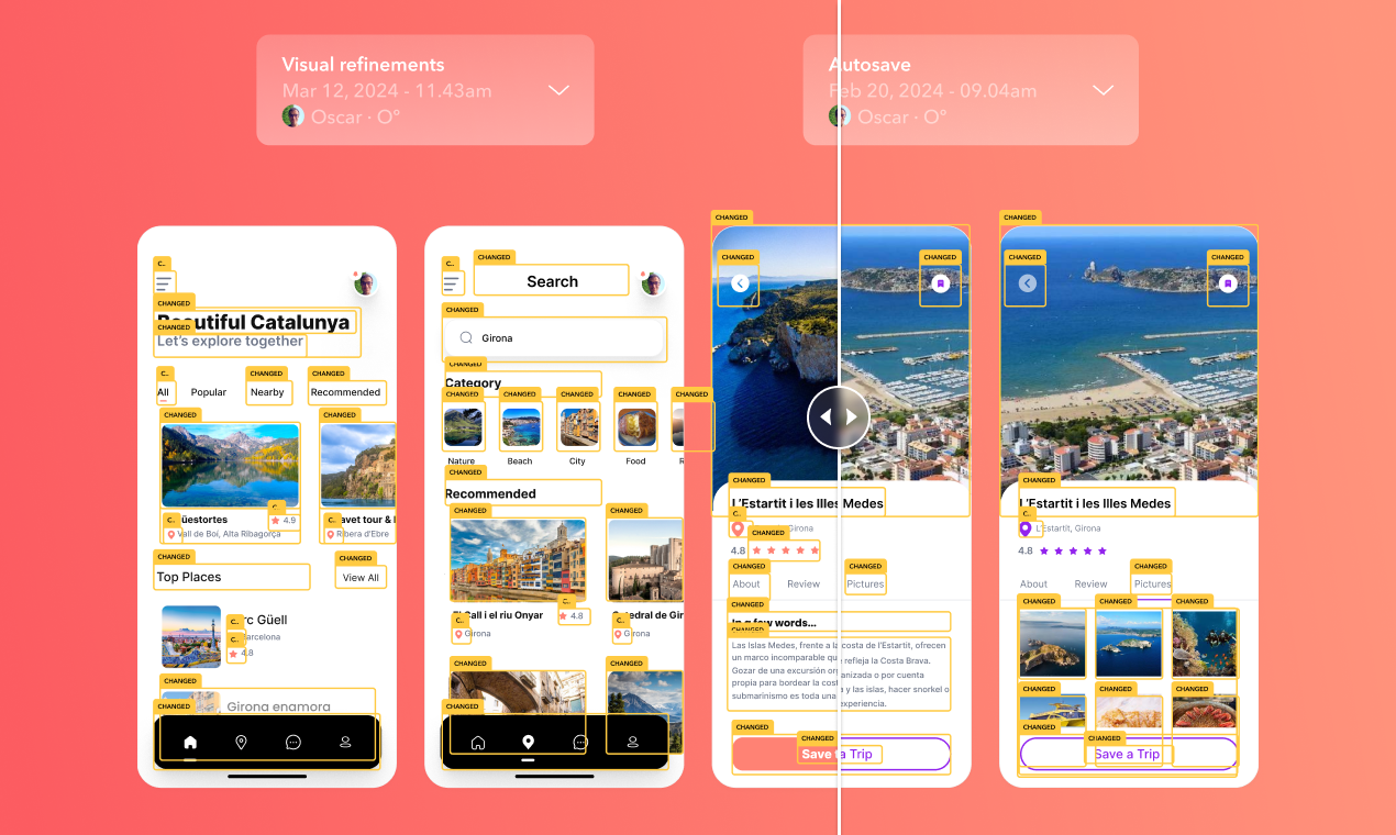 Figma history - Easily compare Figma file versions, and never miss a change media 2