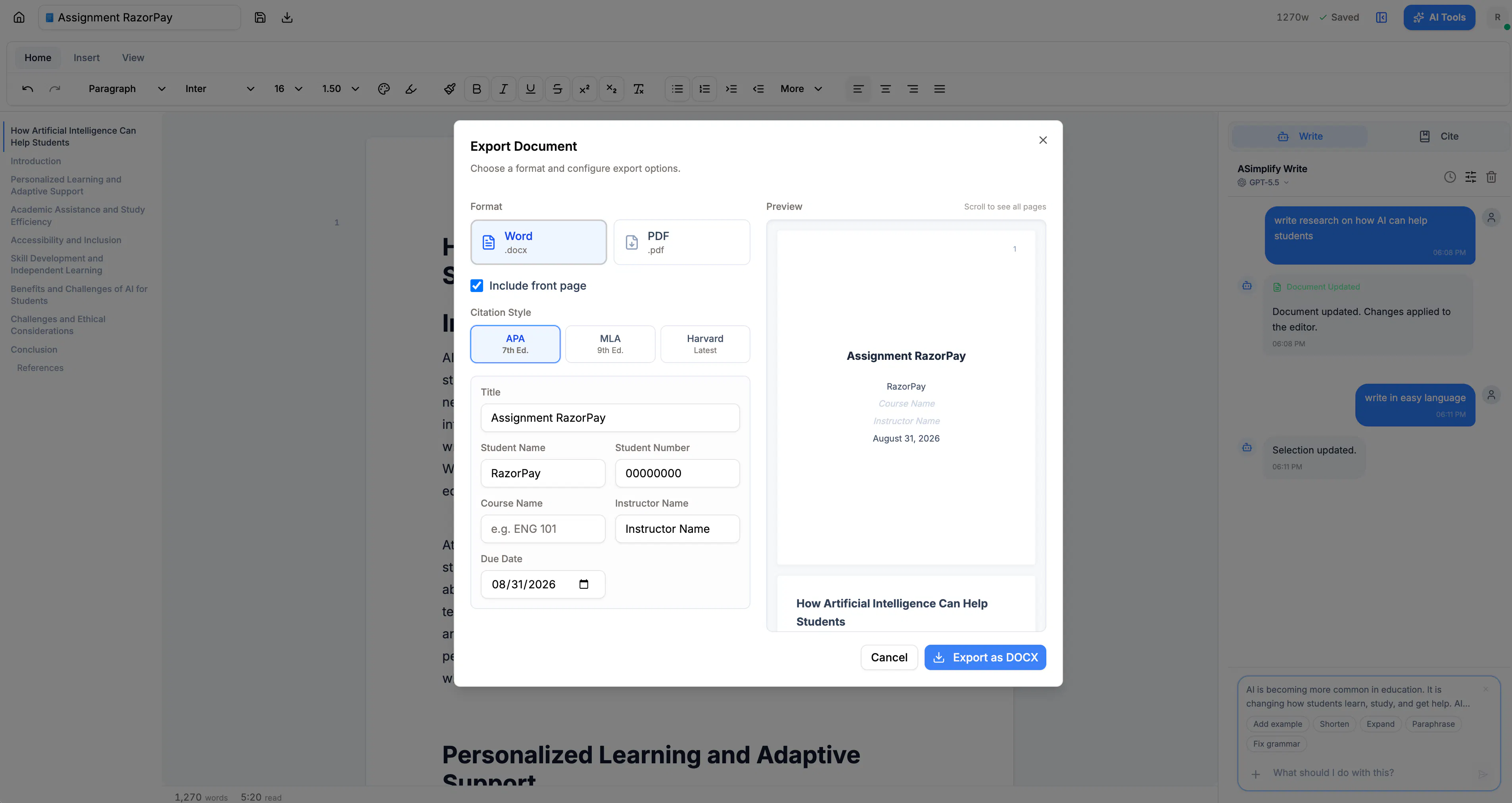 Assignments Simplify gallery image