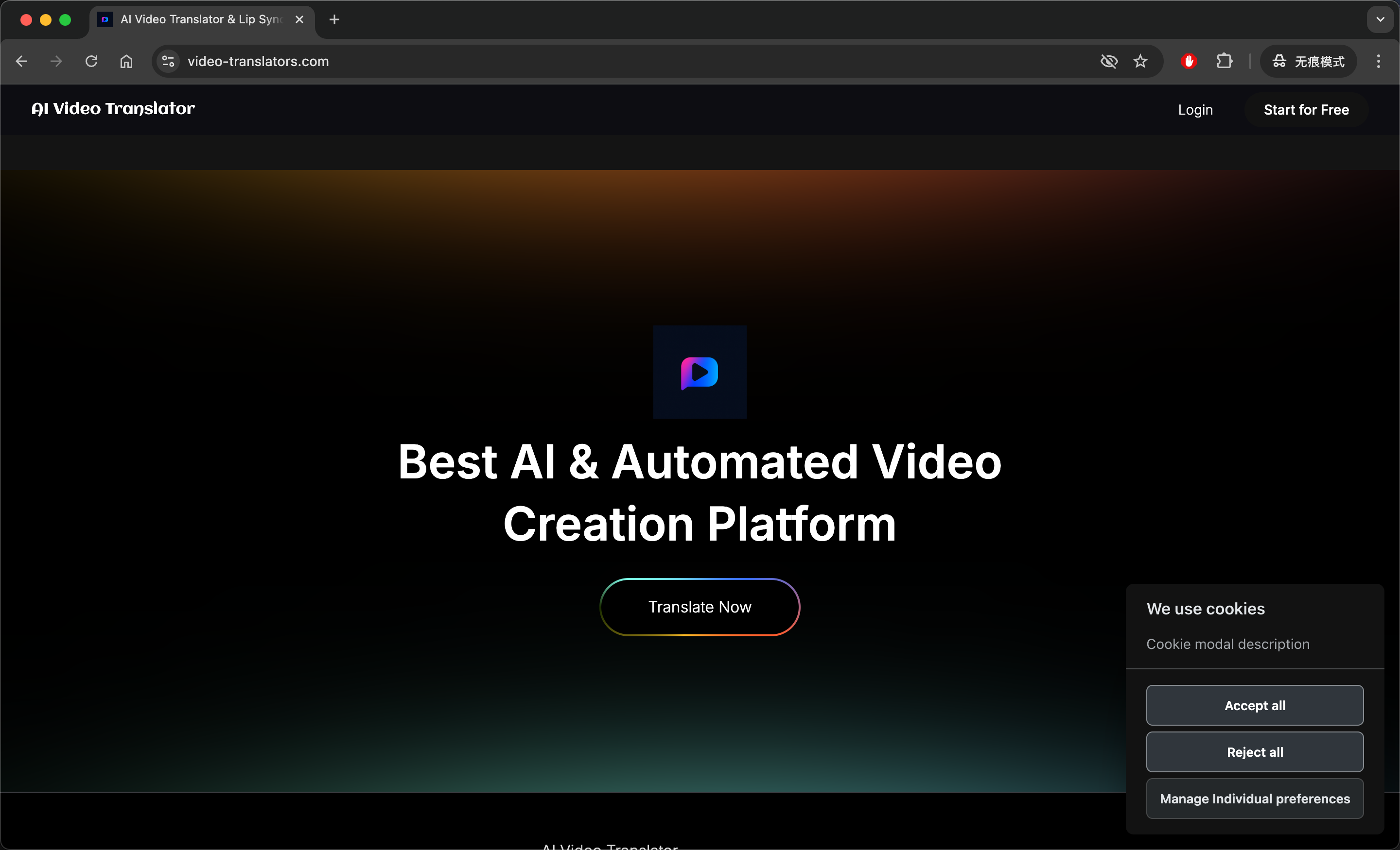 Translate video dan video dub dengan AI media 3