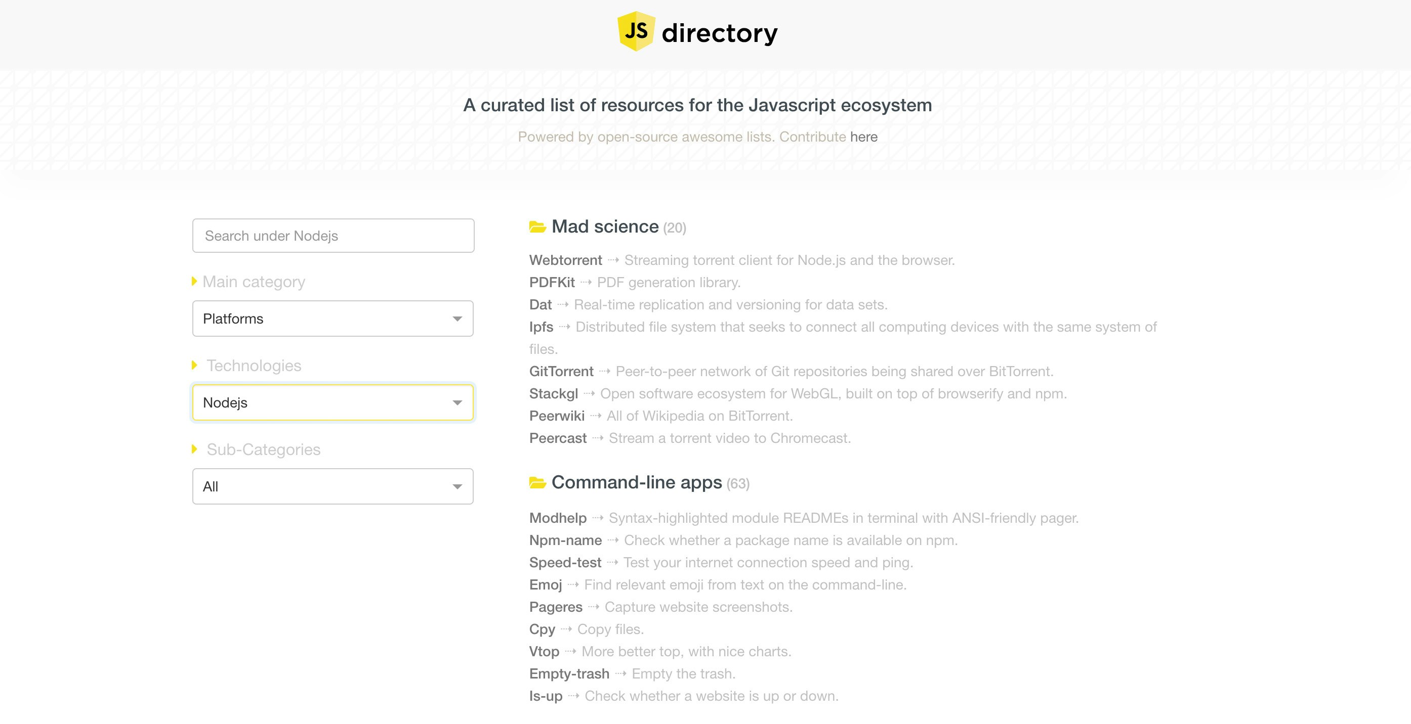 JS Directory gallery image