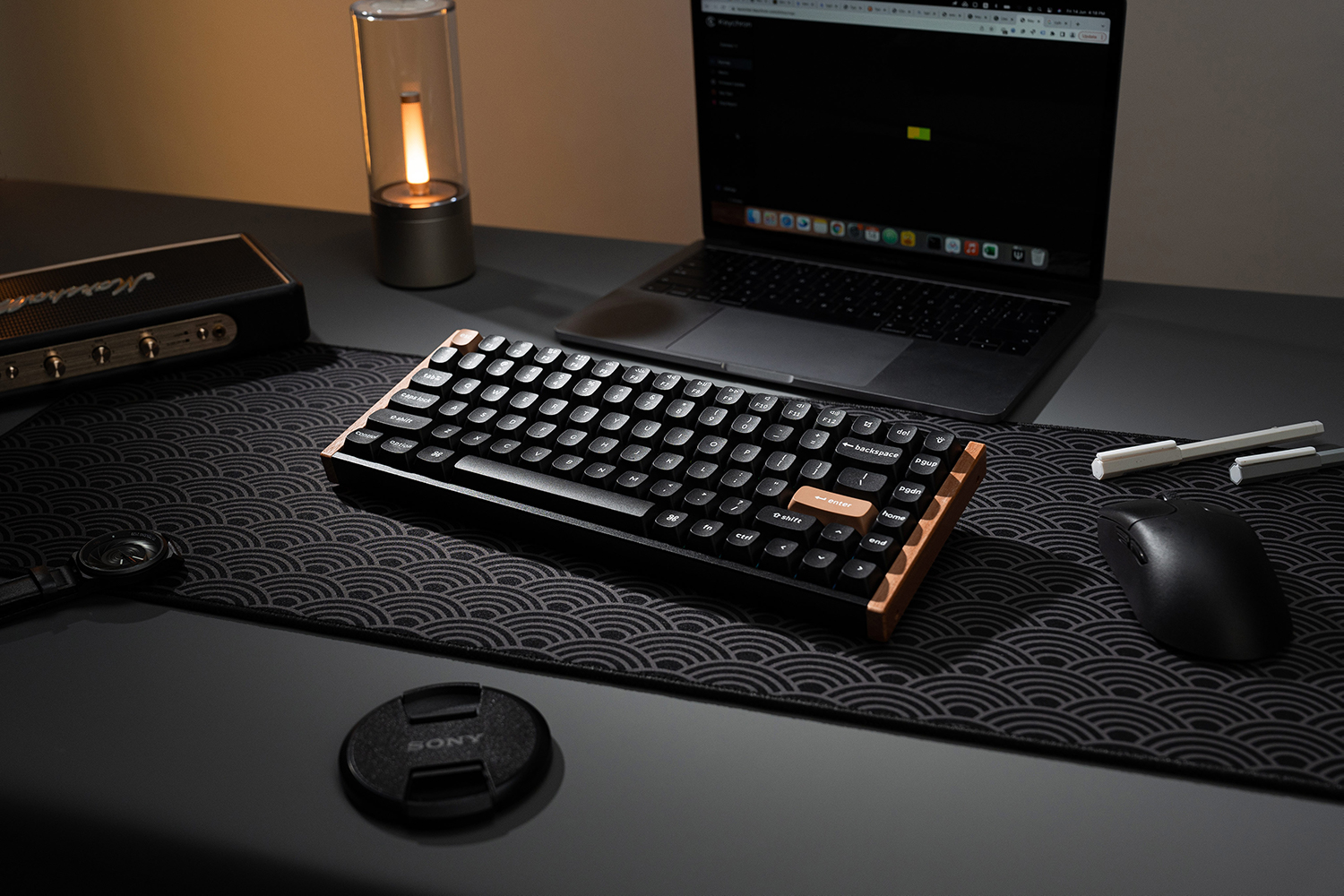 startuptile Keychron K2 HE-Customizable magnetic switch keyboard with wood accents