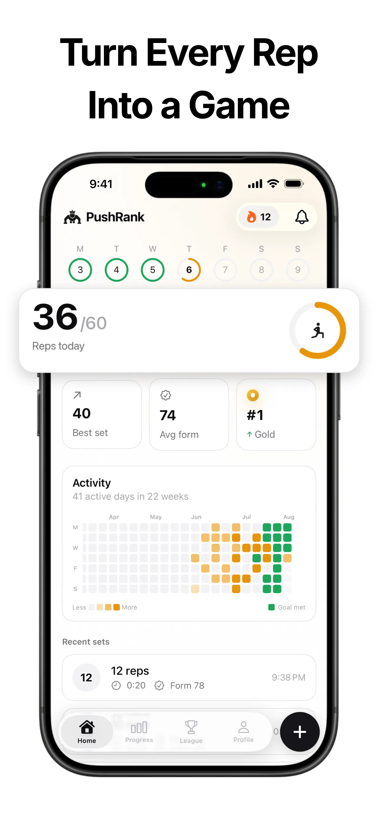 PushRank: Push Up Counter Game gallery image