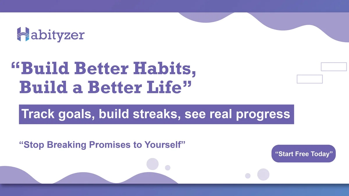 Habityzer - Main product screenshot demonstrating key features and user interface