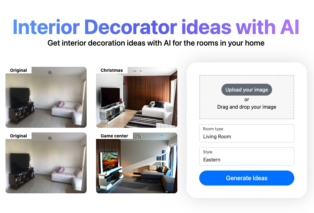 Média Décorateur intérieur que vous avez - Générer des idées de décoration intérieure avec l'IA 2