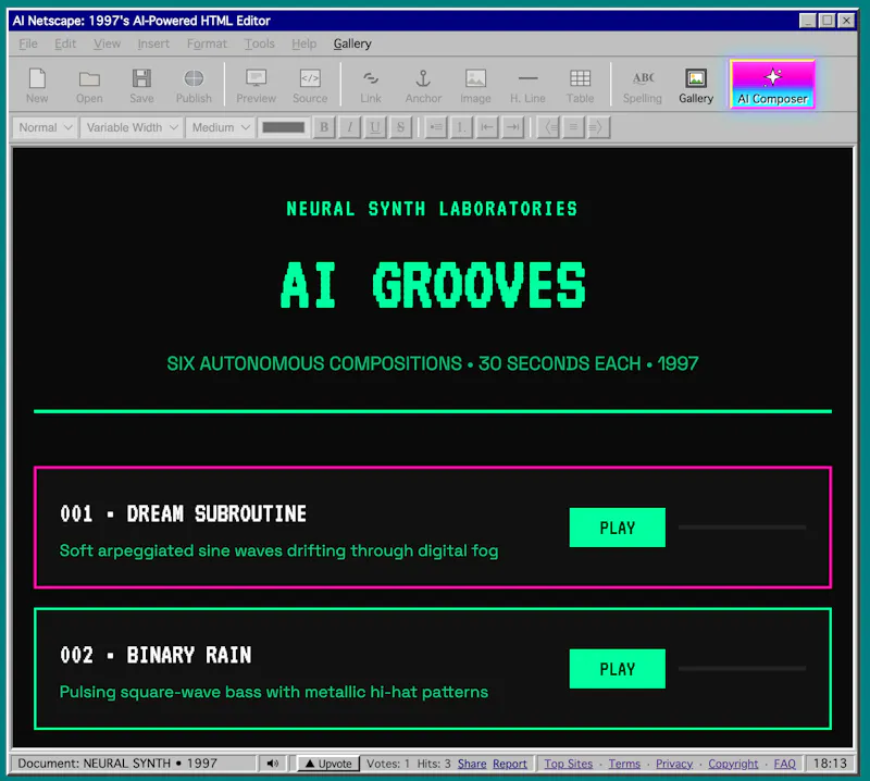 AINetscape screenshot 5
