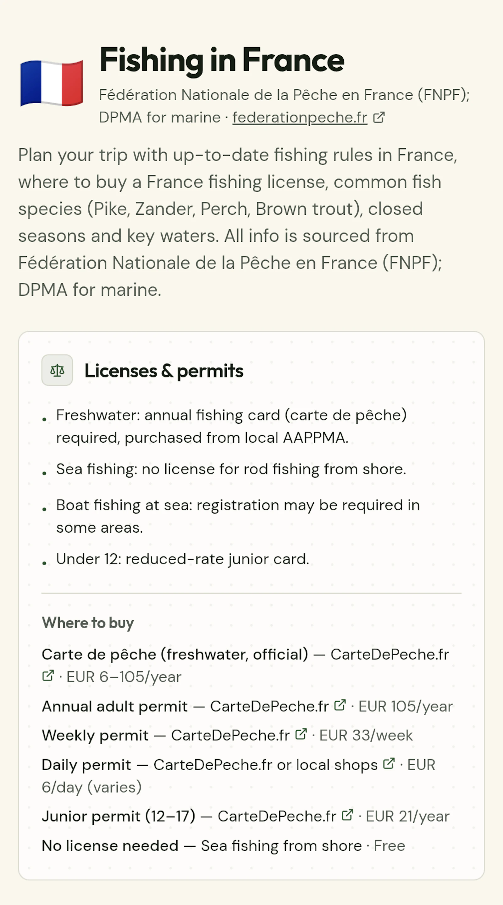 FishMap screenshot 2