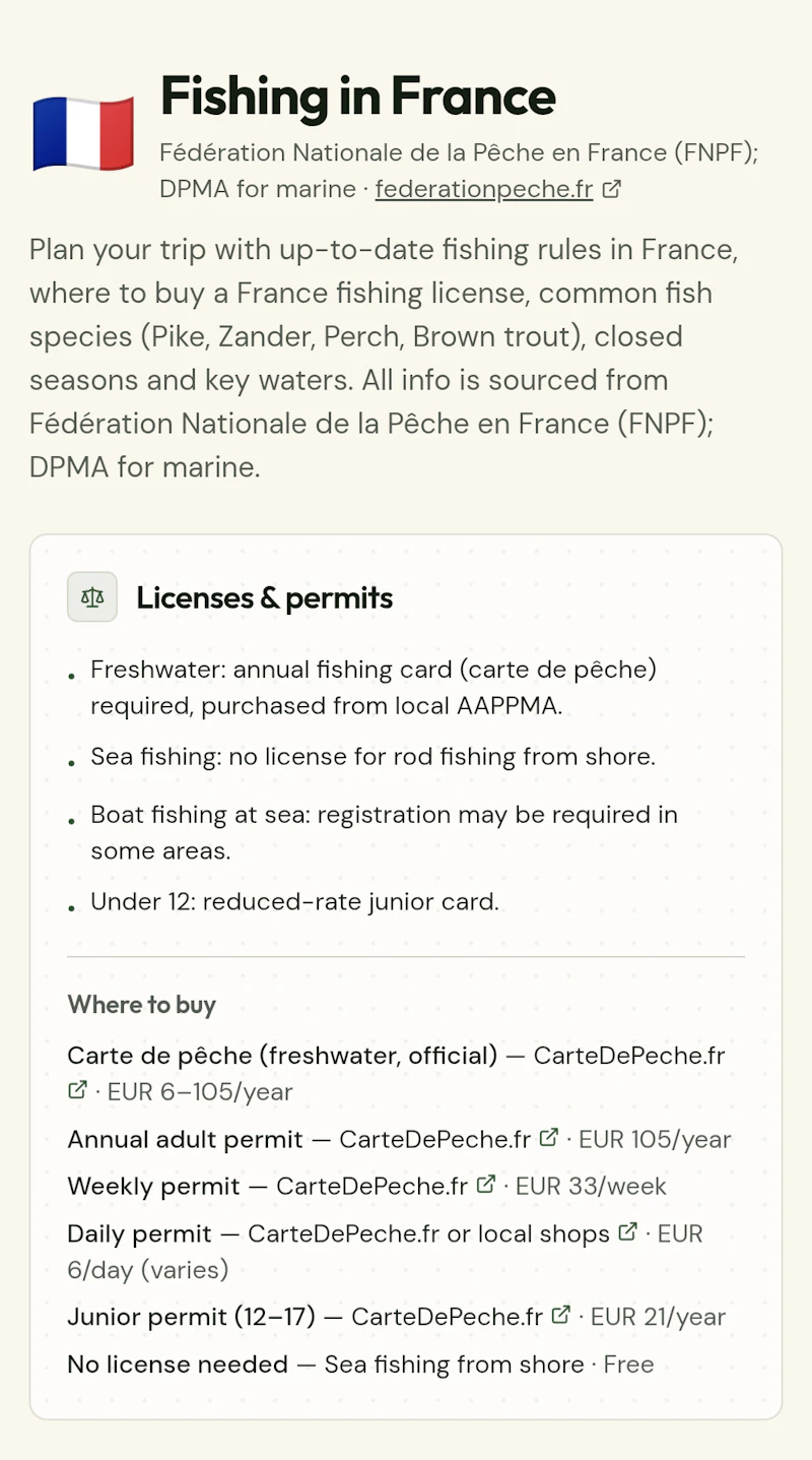 FishMap screenshot 2