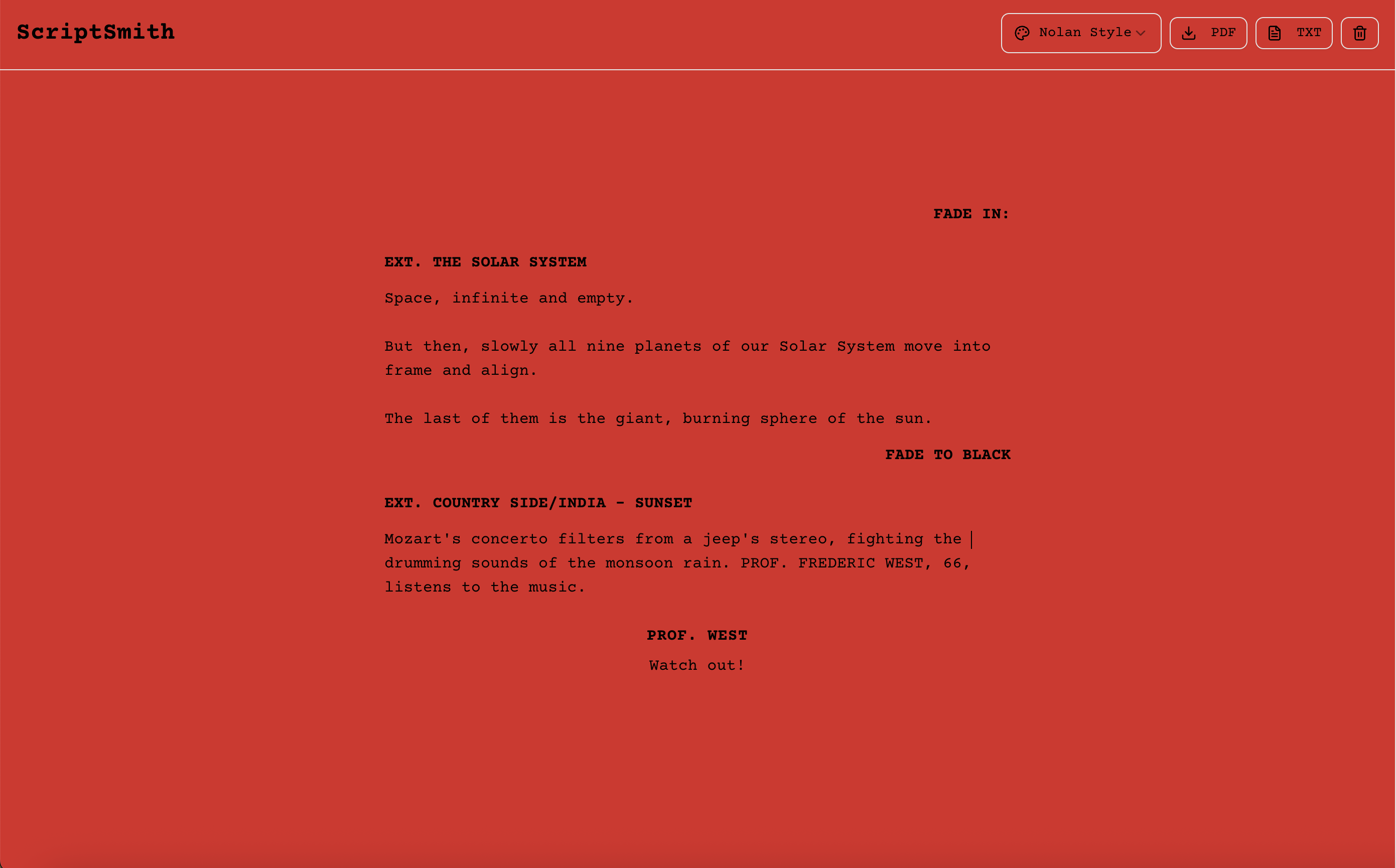 ScriptSmith gallery image