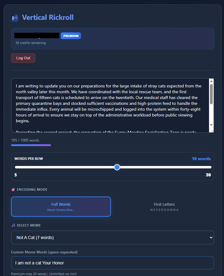 Vertical Rickroll gallery image