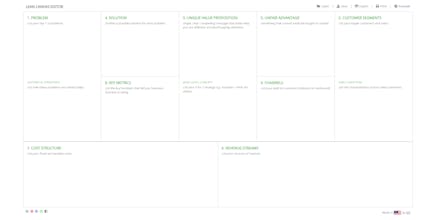 Lean Canvas Editor gallery image