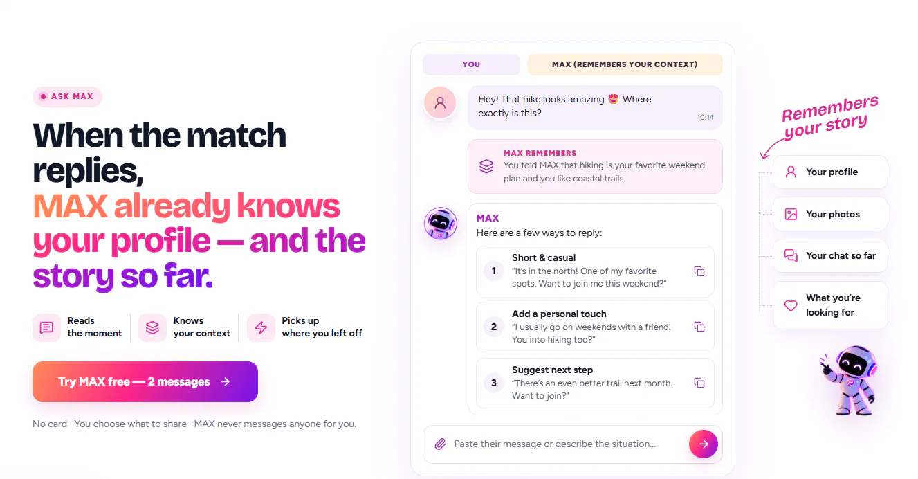 ProfileMax - AI Dating coach gallery image