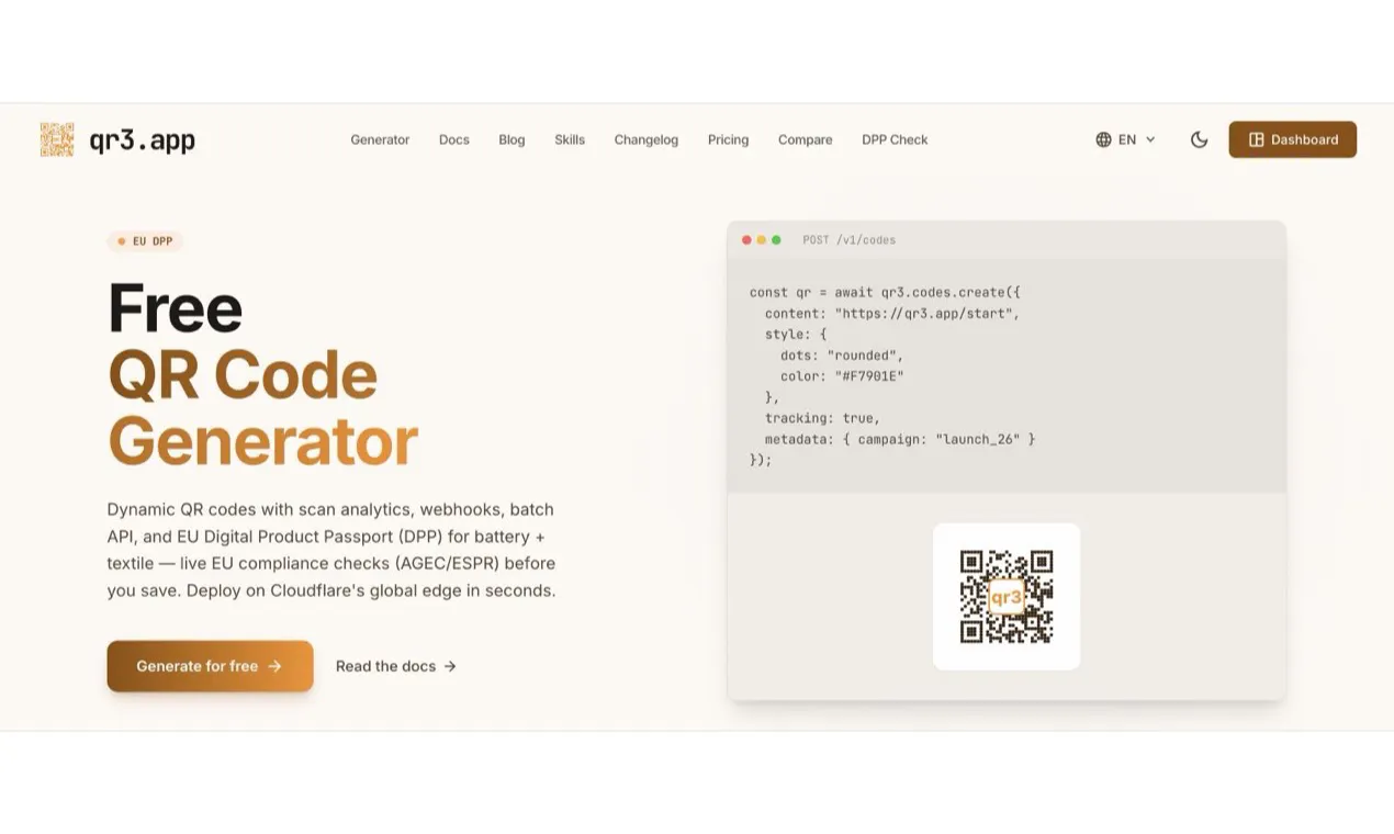 qr3.app gallery image