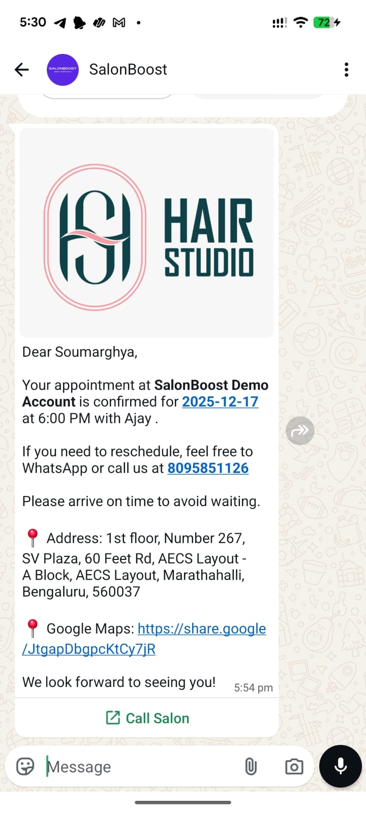 SalonBoost gallery image