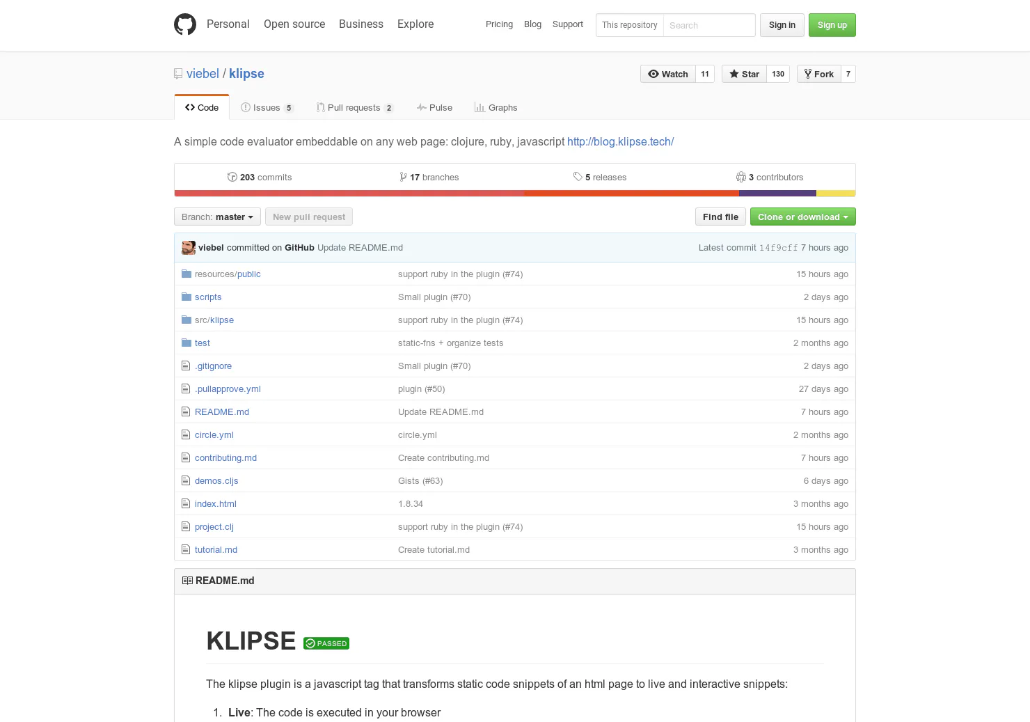 The klipse plugin
