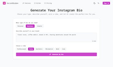 SocialBioGen gallery image