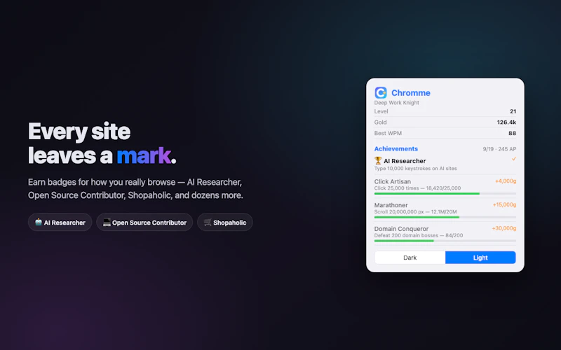 Chromme screenshot 2